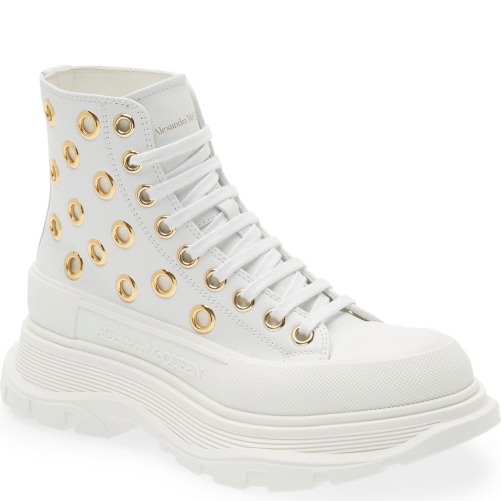 Alexander McQueen Tread Slick Eyelet High Top Sneaker
